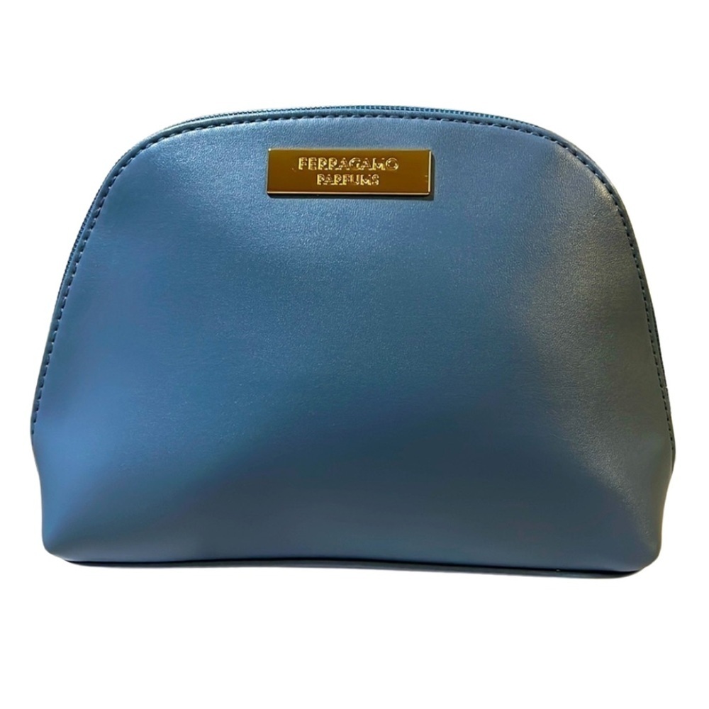 Ferragamo Travel Pouch for Turkish Airlines, Blue